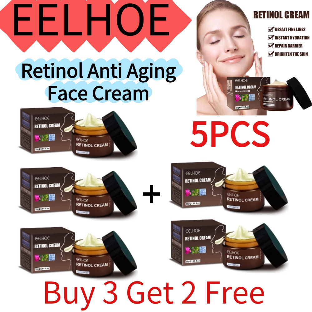 Retinol Anti Wrinkle Cream - EELHOE 1/2/3/5PCS (Compre 3 y obtenga
