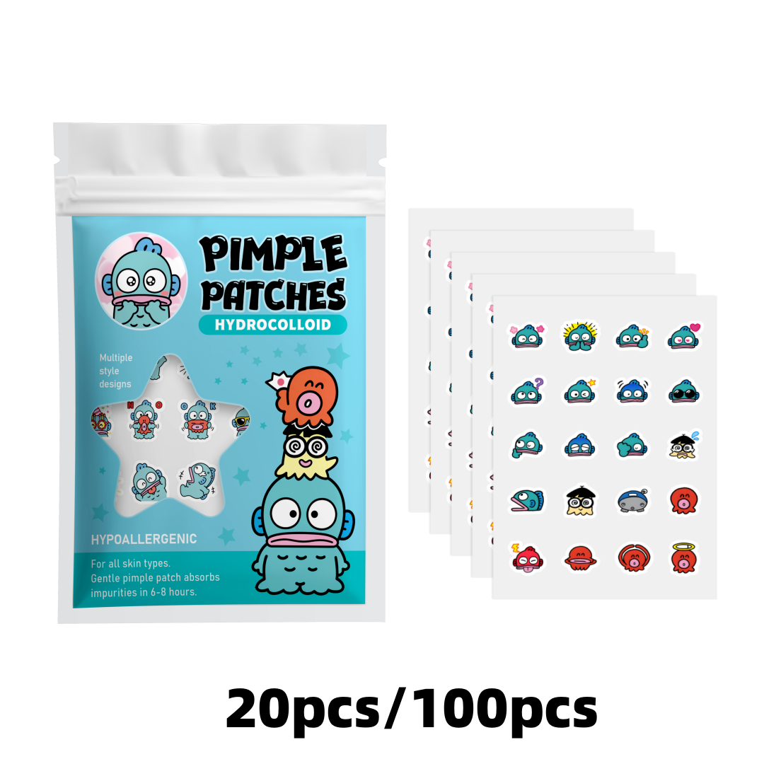 Hydrocolloid Pimple Patch - 100/20PCS Lindos Parches Hidrocoloides de Pez