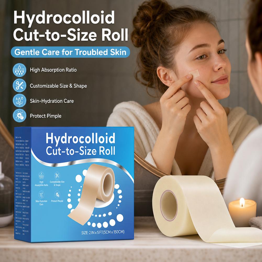 Hydrocolloid Pimple Patch - Rollo de Parches Hidrocoloides para Acné