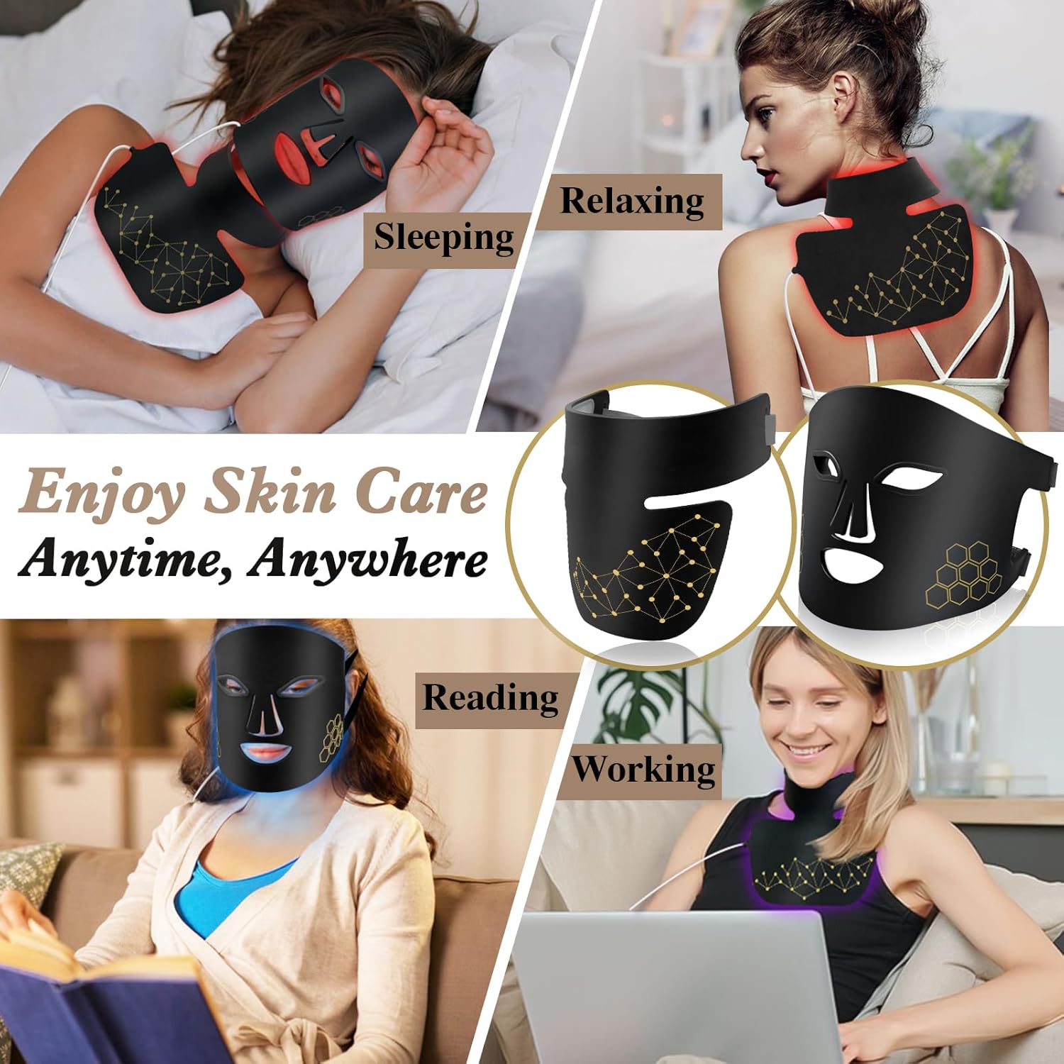 Mascarilla de Silicona LED 2 e - Led Light Therapy Face Mask reseña y precio