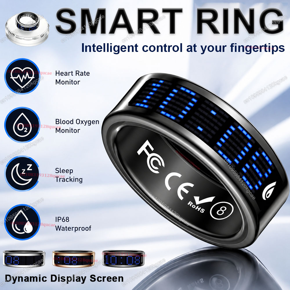 Anillo Inteligente con Pantall - Health Monitors reseña y precio