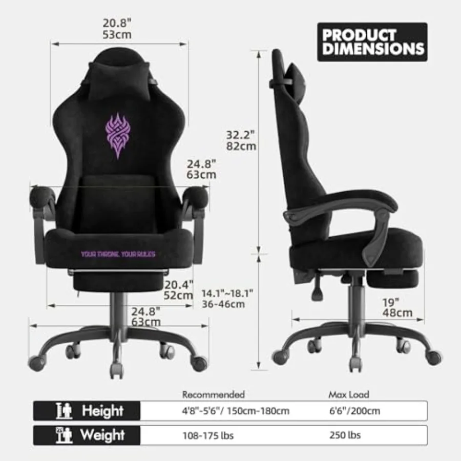 Sillas de juego para videojueg - Massage reseña y precio