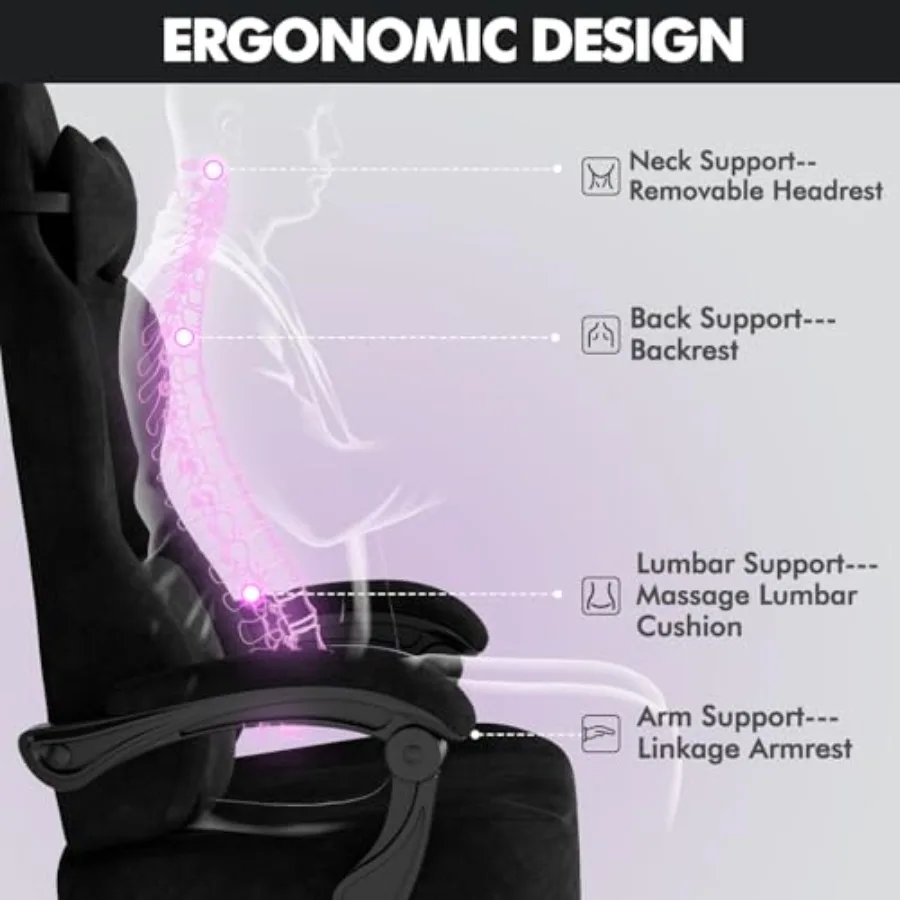 Sillas de juego para videojueg - Massage reseña y precio