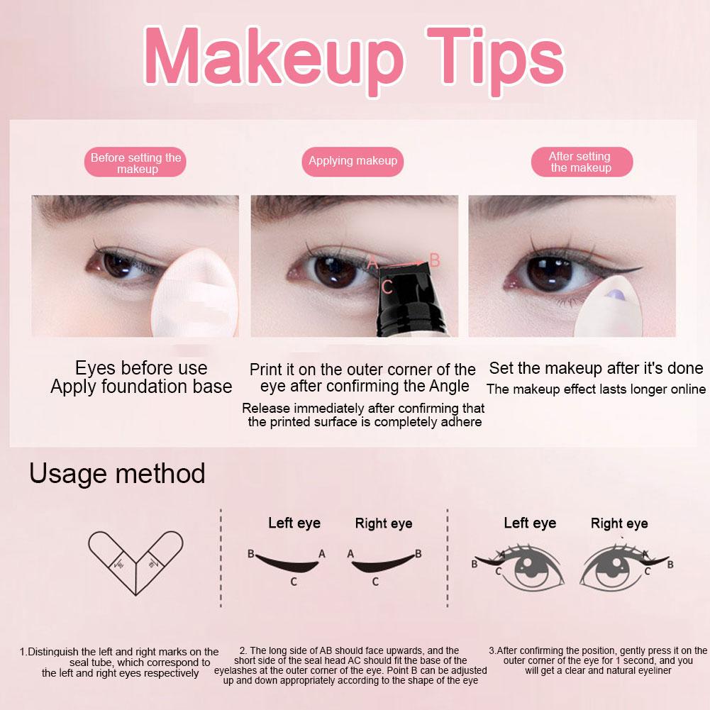 DIY sello de delineador de ojo - Waterproof Liquid Eyeliner Pen reseña y precio