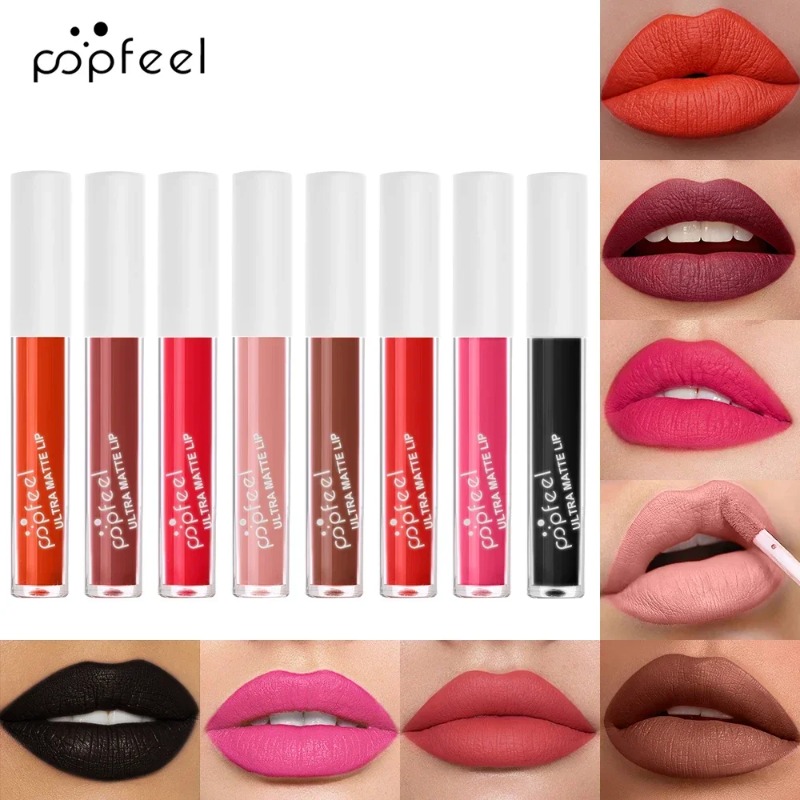 Lápiz labial líquido negro mat - Matte Velvet Lip Tint Long Lasting reseña y precio