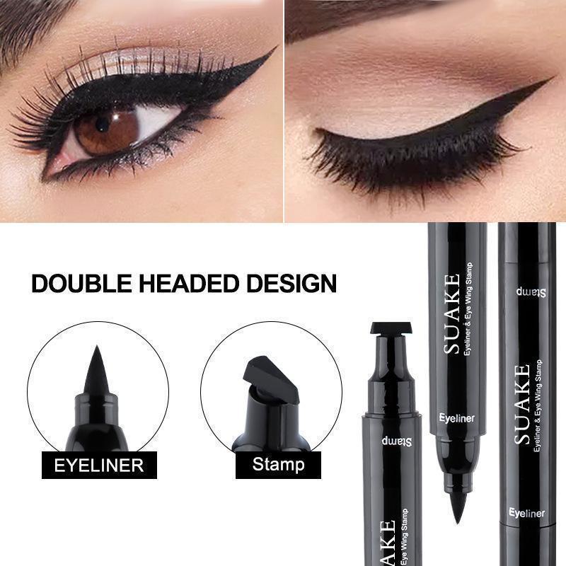 2 lápices delineadores de ojos - Waterproof Liquid Eyeliner Pen reseña y precio